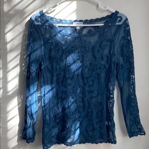 Lace long sleeve top